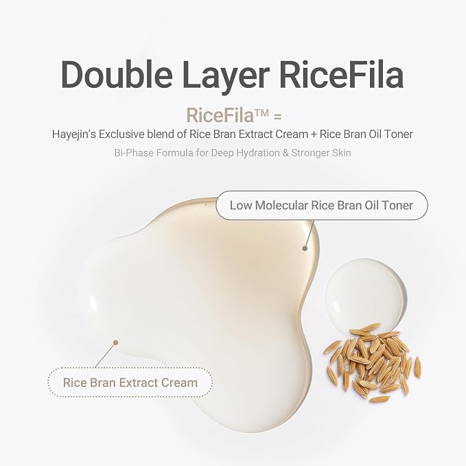 HAYEJIN RiceFila Milk Toner for Glass Skin – 2-in-1 Hydrating Korean Rice Toner - Image 4