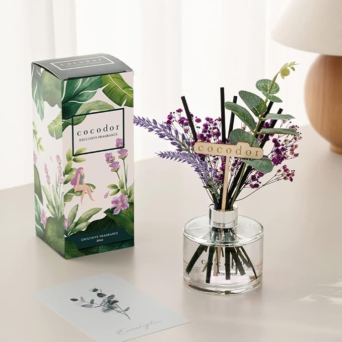 COCODOR Lavender Reed Diffuser/White Jasmine/6.7oz/1Pack / Home Fragrance Scent - Image 6