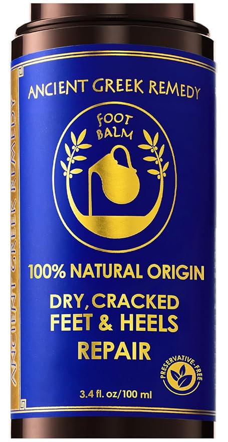 Dry Cracked Heels Repair | Organic Foot Cream by AncientGreekRemedybyBlissofGreece