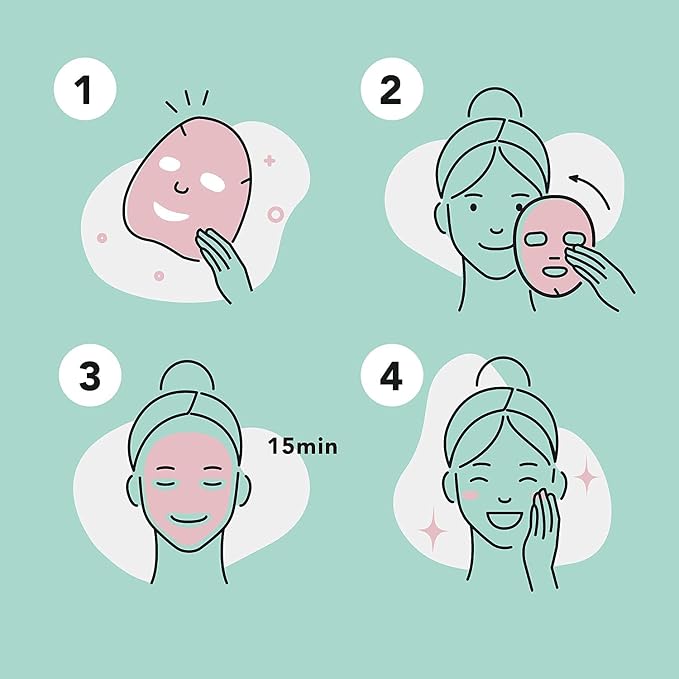 Celavi K-Beauty Skincare Essence Facial Face Mask Korea Skin Care Moisturizing - Image 6