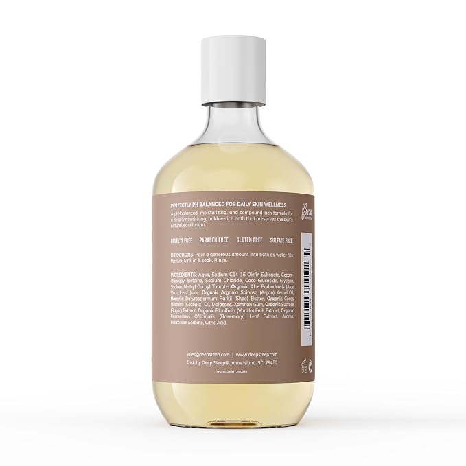 Deep Steep Bubble Bath, Clinically Tested Soothing Soak - Image 2