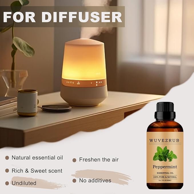 Peppermint Essential Oils, 30ML 100% Pure and Natural Pepper mint Essential Oil - Image 5