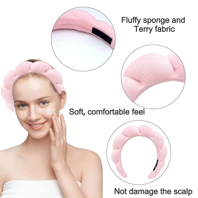 Spa Headband, Women's Daily Life Headband, Makeup Removal - Image 4