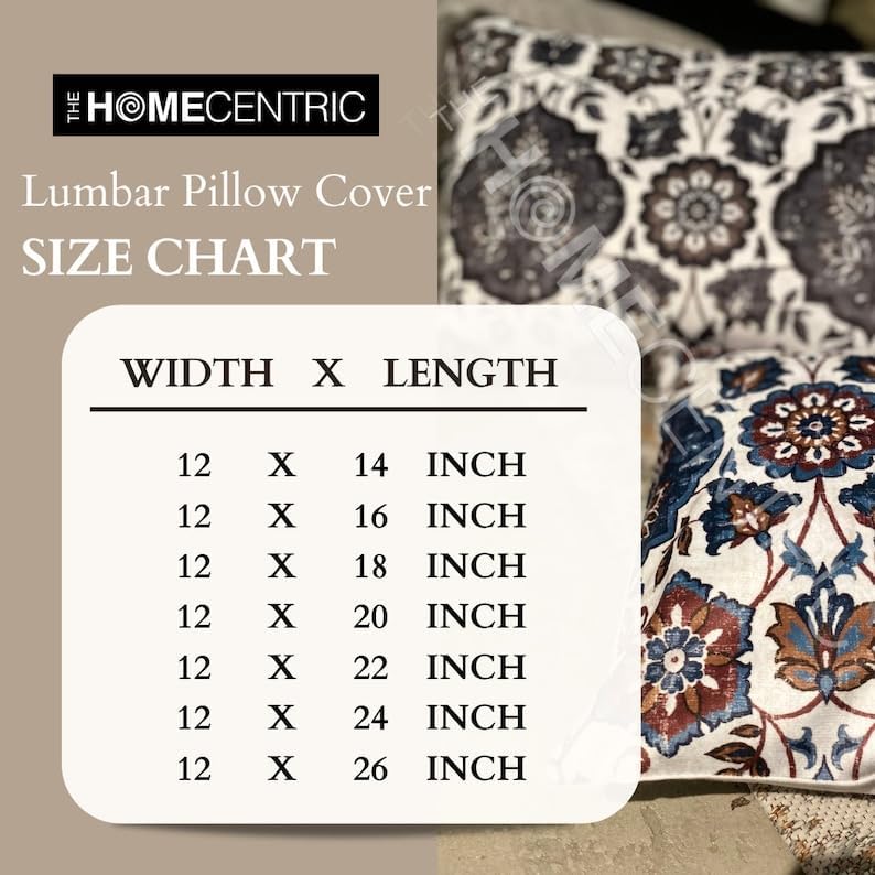 The HomeCentric Decorative Lumbar Pillow Cover Orange Pack of 2, Hand Embrodiery - Image 5