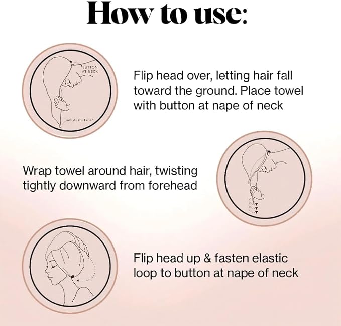 Luxury Microfiber Hair Towel Wrap - Image 7