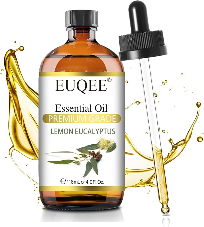 EUQEE Lemon Eucalyptus Essential Oil Pure Lemon Eucalyptus Oil, Large Capacity by EUQEE