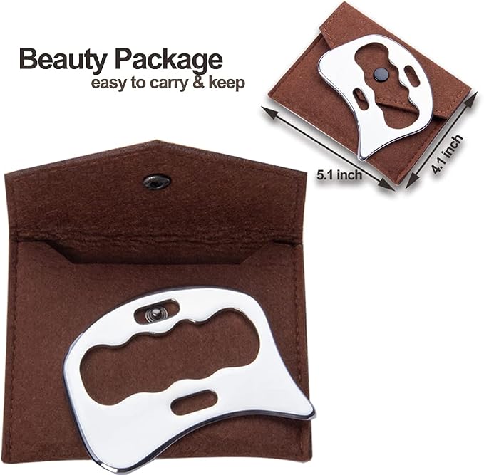 Stainless Steel Gua Sha Scraping Massage Tool-Muscle Scraper - Image 6