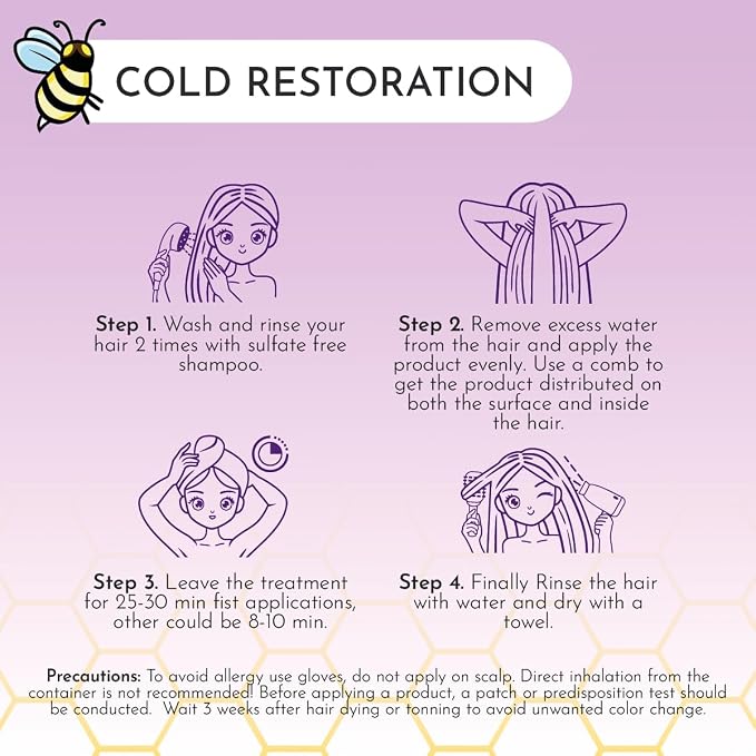 Japanese BTX Hair Mask for Damaged Hair B-TOX – Collagen & Keratin Treatment - Image 7