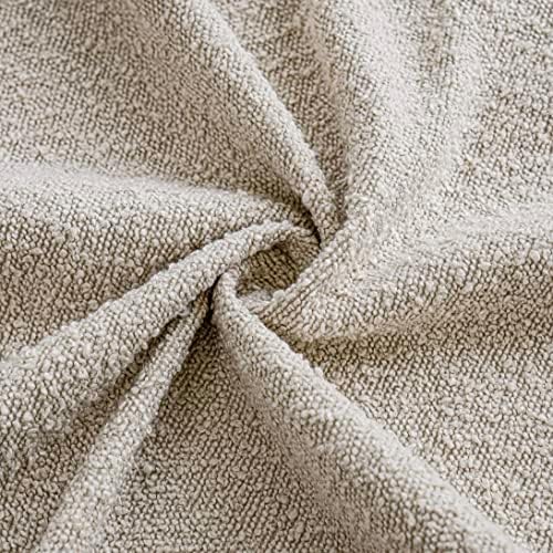 Foindtower Cozy Textured Boucle Lumbar Throw Pillow Covers 12x20 Inch - Image 3
