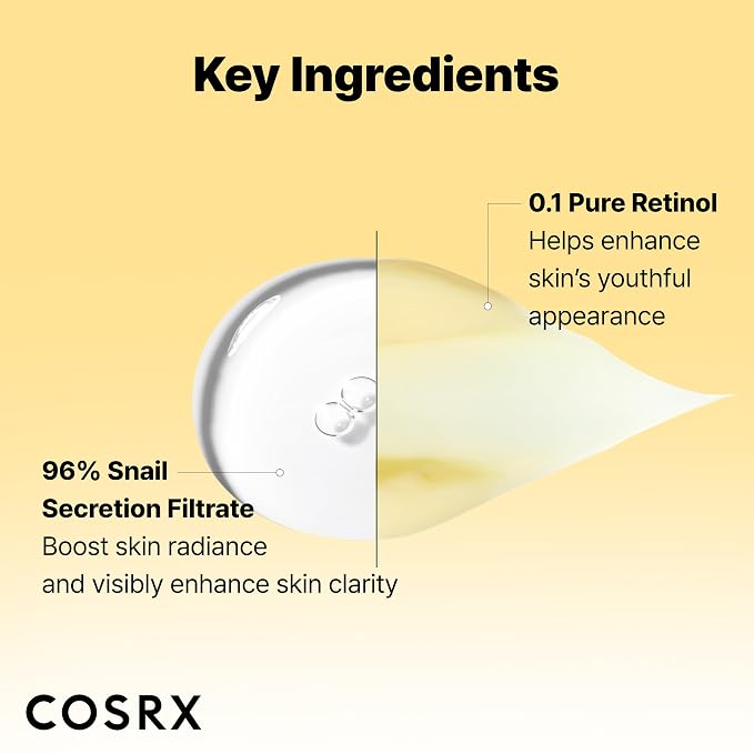 COSRX Snail 96% Mucin Power Essence 2ea & Retinol 0.1% Cream Mini Sample 1ea - Image 4