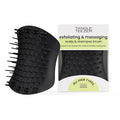 Tangle Teezer Scalp & Shampoo Hairbrush, to Exfoliate, and Cleanse, Onyx Black by TangleTeezer