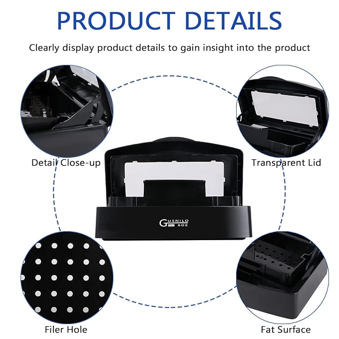 Gusnilo nail art tools sterilizer box - Image 2