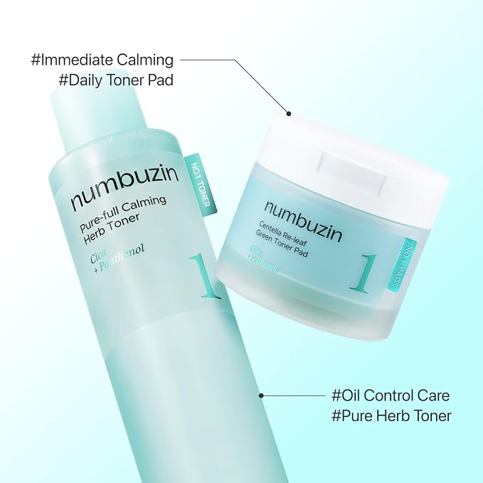 numbuzin No.1 Toner | Pure-Full Calming Herb Toner | Breakouts, Excess Oil - Image 9