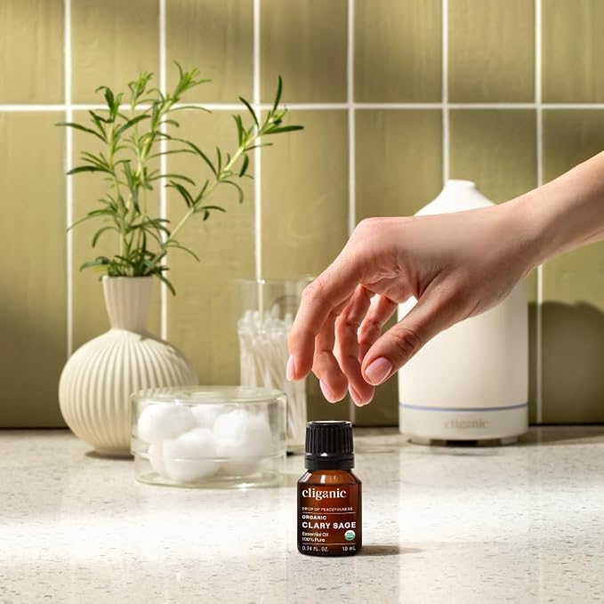 Cliganic Organic Clary Sage Essential Oil, 100% Pure Natural - Image 2
