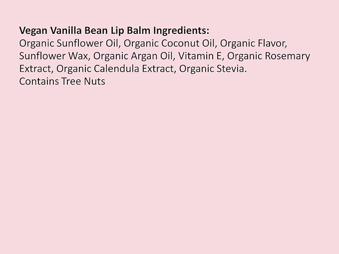 Moroccan Magic Vegan Vanilla Lip Balm 3 Pack | Ultra-Hydrating Argan & - Image 5
