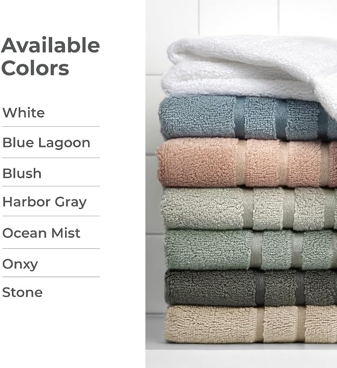 Cariloha Bath Towel | White |28"x54" | Turkish Cotton & Viscose Material Blend - Image 4