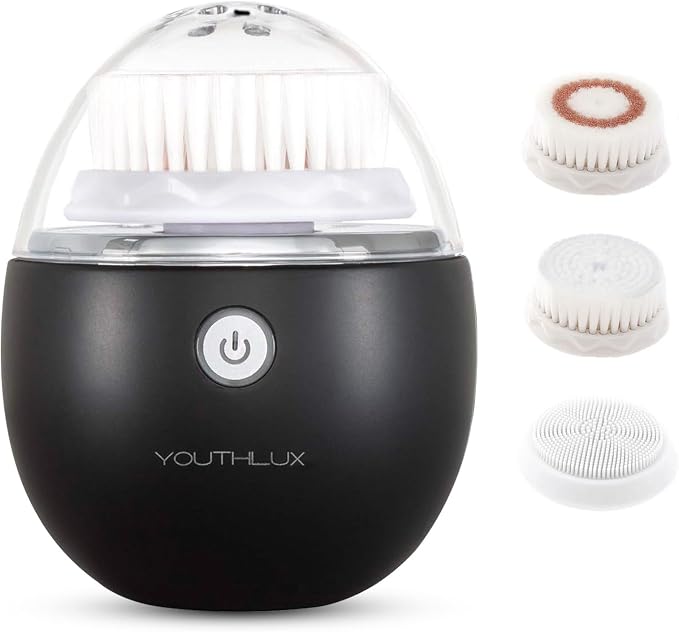 Pure Radiance, Vibrating Facial Cleansing Brush, Electric Face Scrubber by Unknown