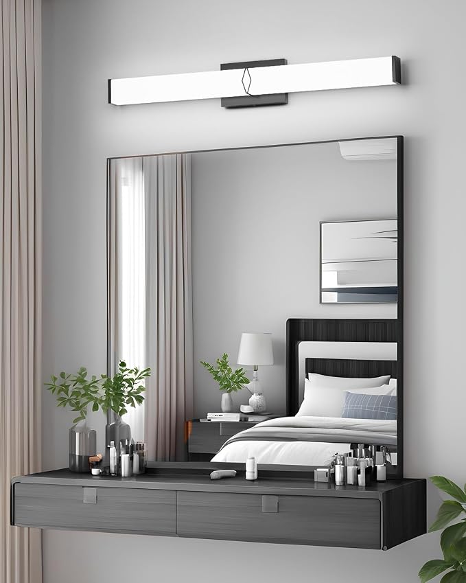 Modern Bathroom Light Fixtures, 32inch Dimmable Bathroom Vanity Lights Over - Image 6