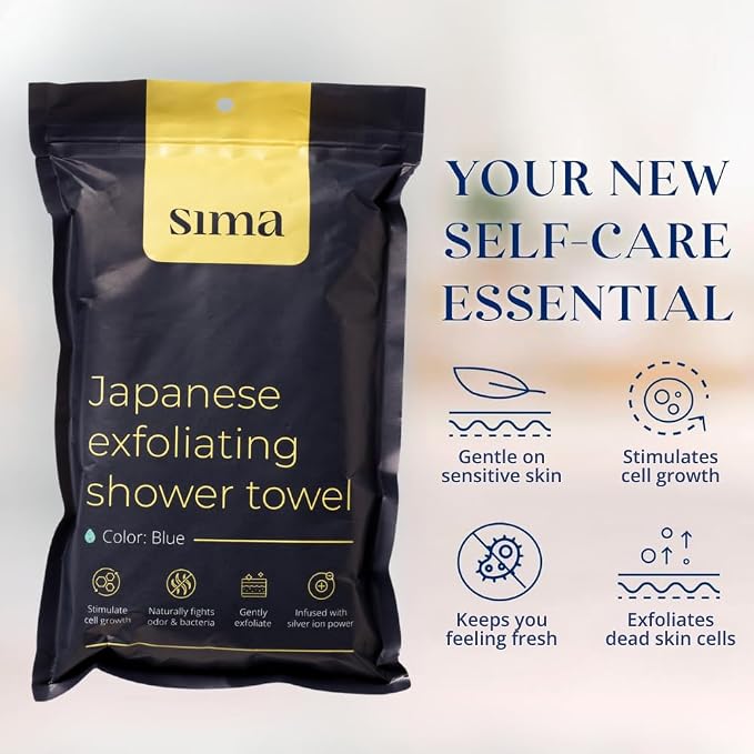 Exfoliating Washcloth Face & Body Scrub Towel - Image 3