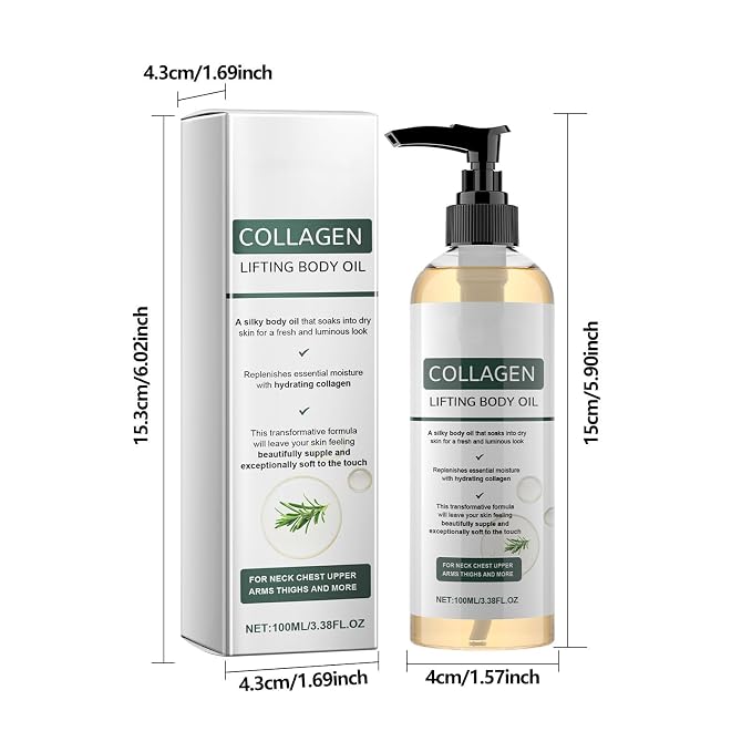 Collagen Lifting Body Oil, Anti-Aging Wrinkle Removal & Collagen Lifting Body - Image 6