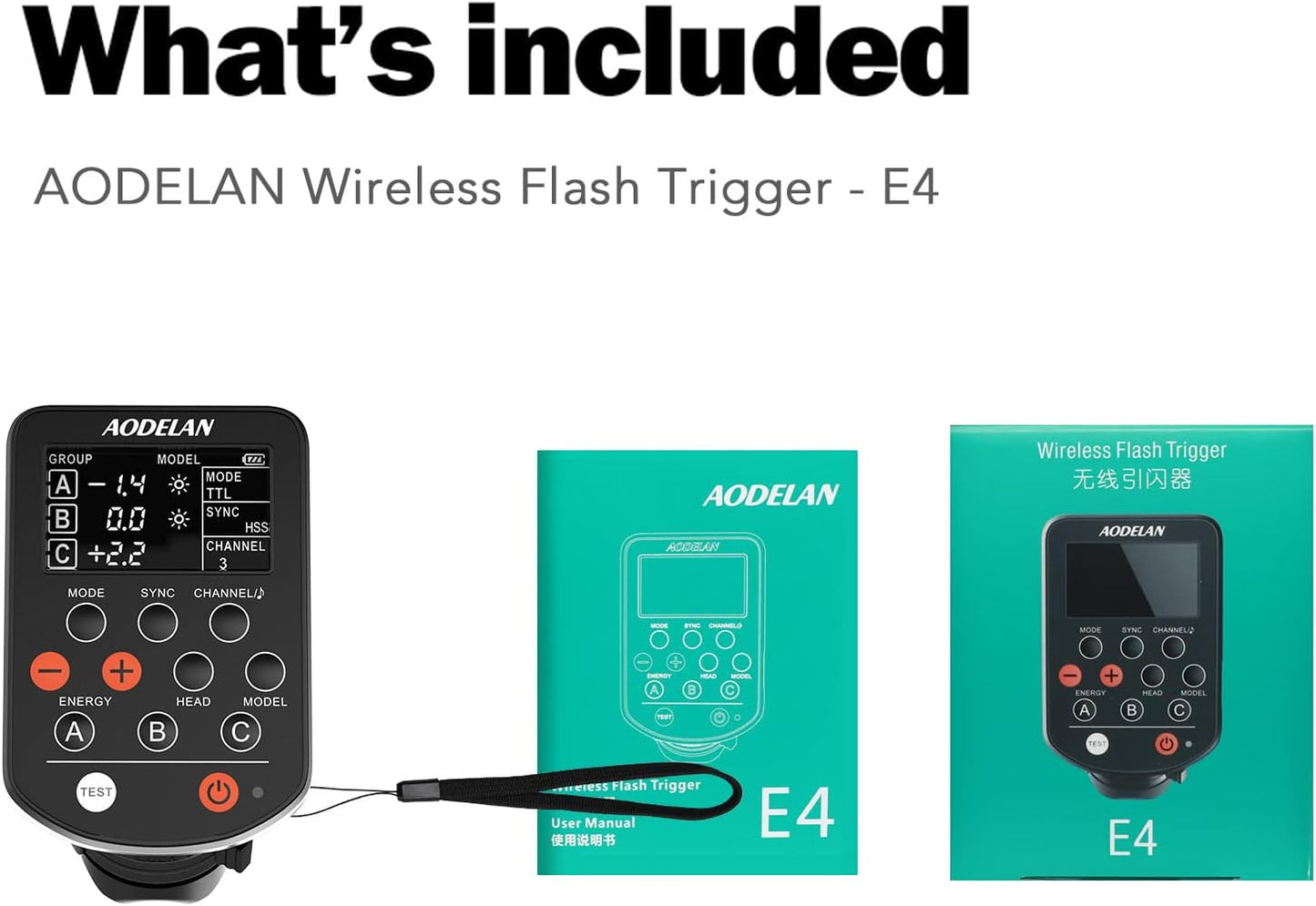 AODELAN TTL HSS 1/8000s Wireless Flash Remote Trigger Compatible for Sony Camera; Replace P-rofoto Air Remote TTL-S