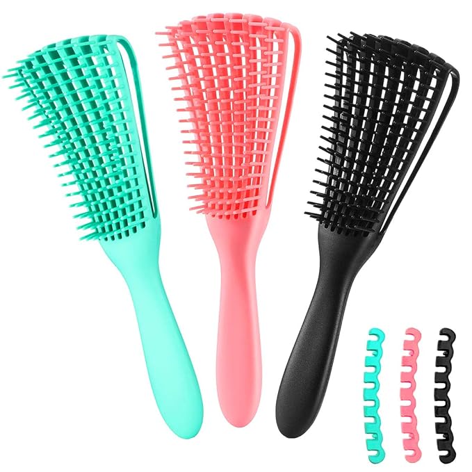 Hair Brush for Women's Afro America/African Hair Textured 3a to 4c, Kinky - Image 7