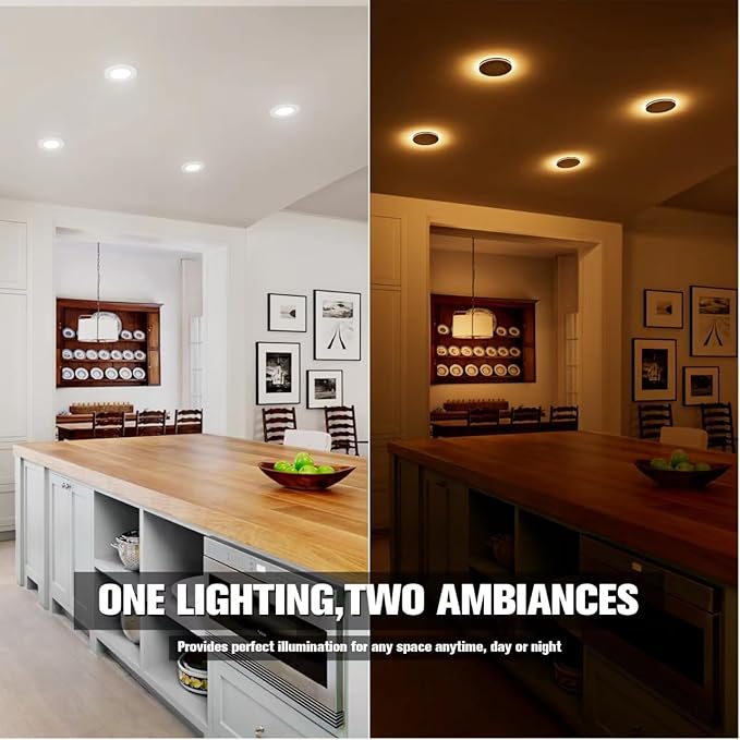 VOLISUN 12 Pack 4 Inch 5CCT Recessed Light - Image 3