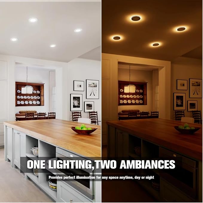 VOLISUN 12 Pack 3 Inch 5CCT Recessed Light - Image 3