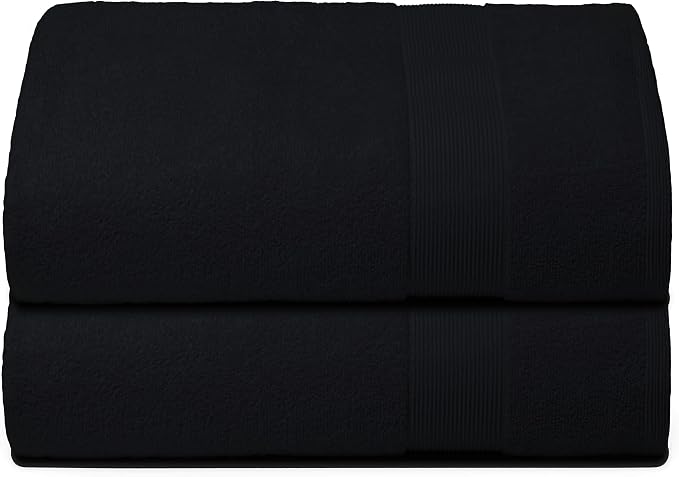 Belizzi Home Premium Cotton Oversized 2 Pack Bath Sheet 35x70-100% Pure Cotton by Unknown