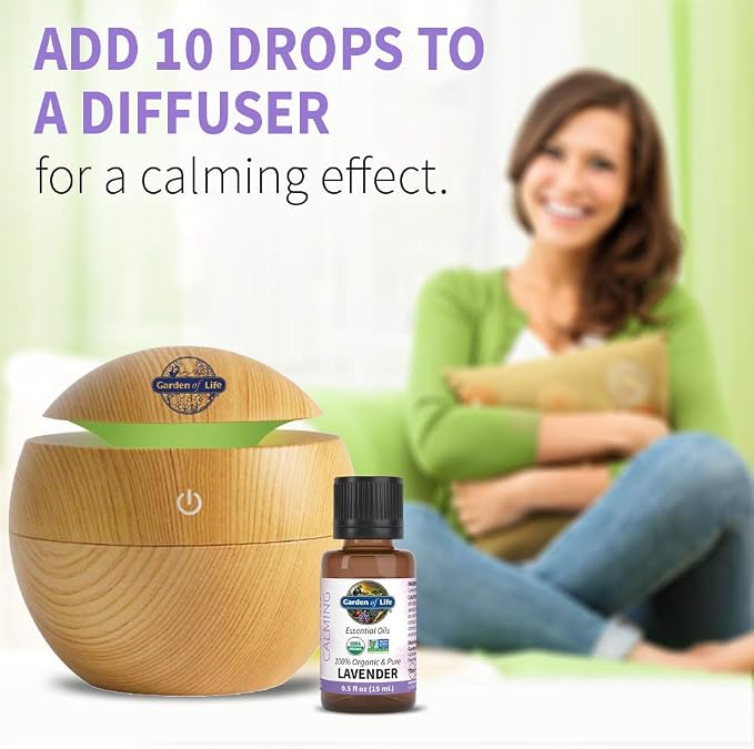 Garden of Life Essential Oil, Lavender 0.5 fl oz, 100% USDA Organic & Pure - Image 3