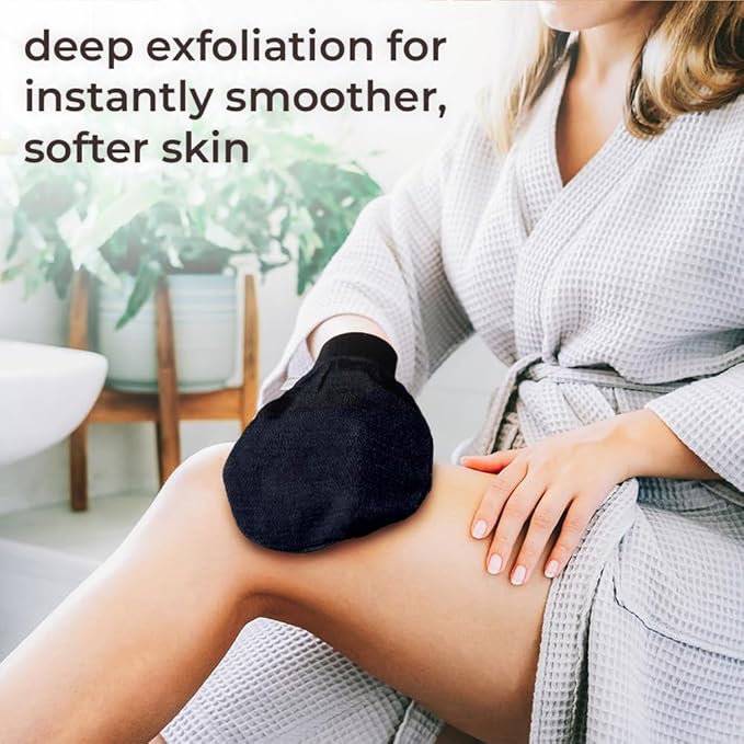 Natural Elephant Exfoliating Hammam Glove | Authentic Moroccan Kessa Body Scrub - Image 3