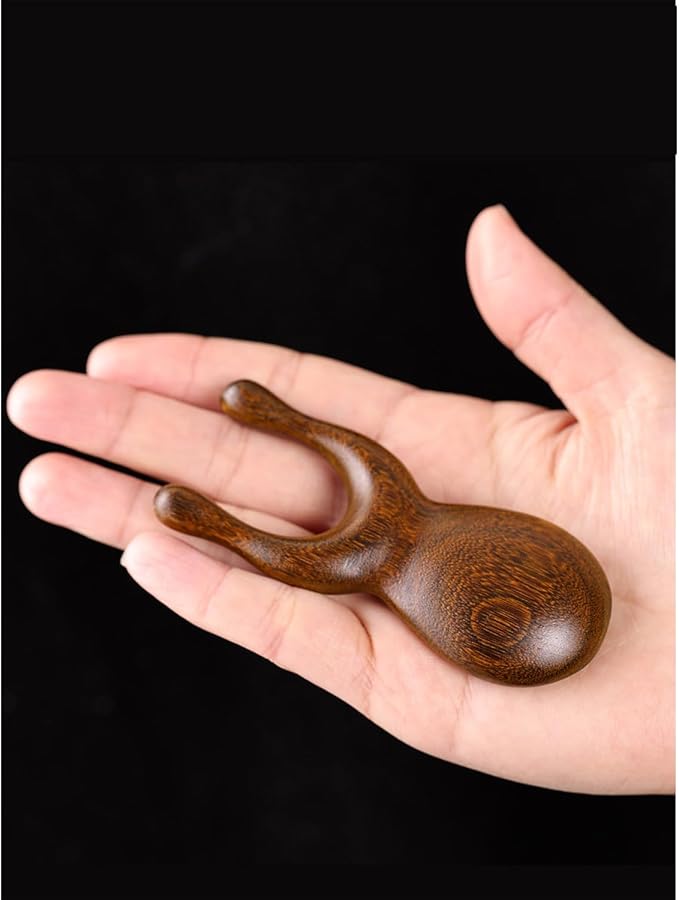 OULIGET Natural Wooden Nose Guasha Massage Tools Anti-Static, Eyes Facial Wood - Image 8