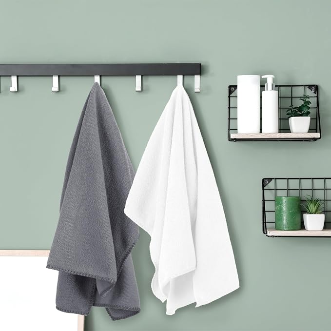 JML Bath Towel, Microfiber Bath Towels Set 6 Pack - Image 7