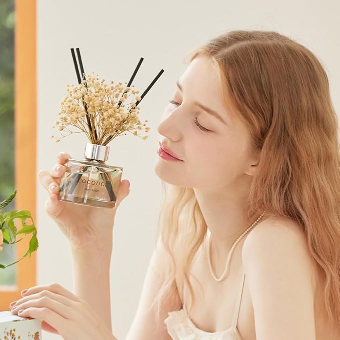 COCODOR Flower Reed Diffuser Set / 6.7oz / La Tulip Garden/Scent Diffuser - Image 7