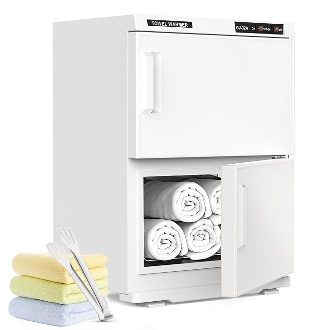 Kikihouse Hot Towel Warmer, 32L Large Capacity Hot Towel Cabinet, Facial Towel by Unknown