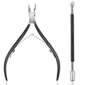 Ejiubas Cuticle Trimmer with Cuticle Pusher Cuticle Nipper Professional Grade by Ejiubas