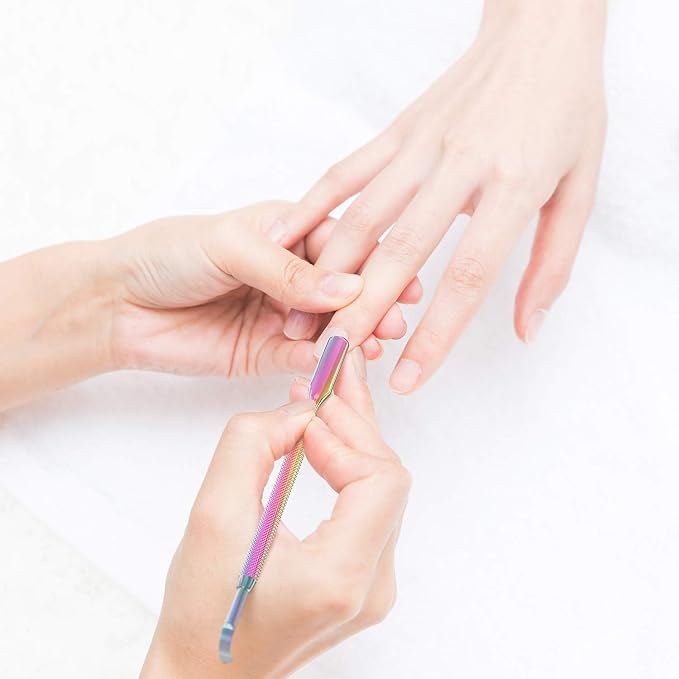 Cuticle Pusher Acetone/Gel/Nail Polish Remover Stainless Steel Professional - Image 4
