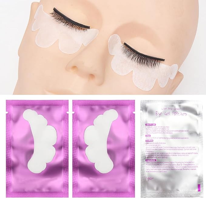 100 Pairs Cloud Shape Eye Under Gel Pads Eyelash Extensions Patches, Lash - Image 3