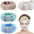4 Pack Microfiber Towel Headbands by IAXSEE