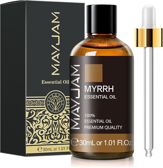 Myrrh Essential Oil, MAYJAM 30ML Pure Myrrh Oil - Image 2