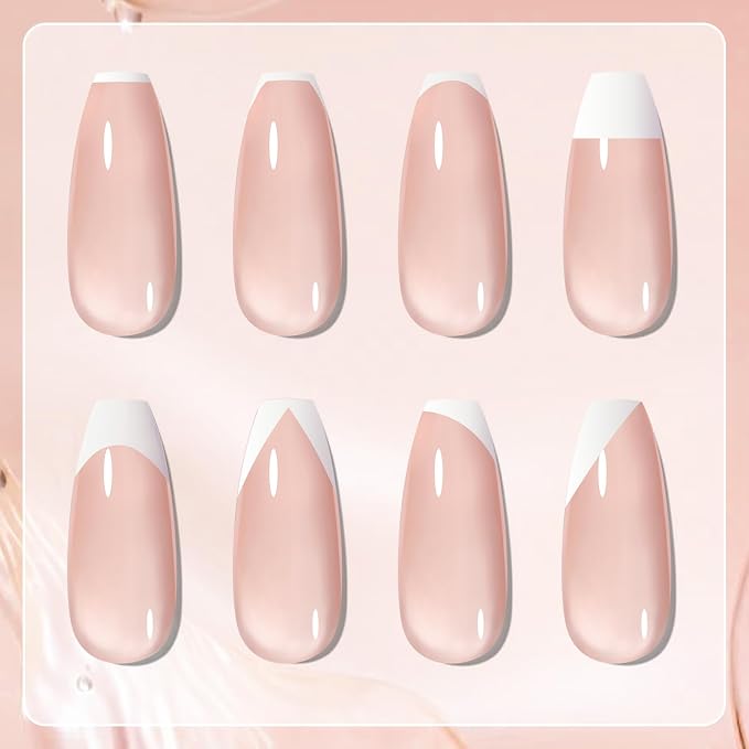 BORN PRETTY French Manicure Kit, Nail Stamper and 2Pcs Gel Nail Polish - Image 3