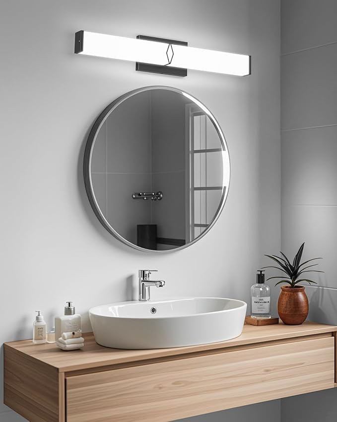 Modern Bathroom Light Fixtures, 24inch Dimmable Bathroom Vanity Lights Over - Image 6