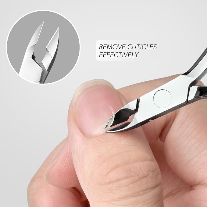 GAOY Cuticle Remover Kit, All-in-One Cuticle Trimmer and Nipper, Nail Oil and - Image 2