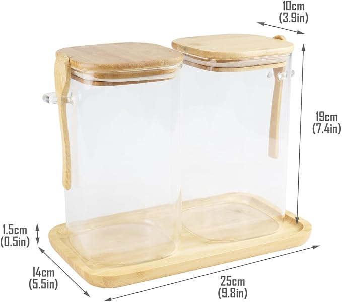 Glass Bath Salt Jars, 40oz Bath Salt Container - Image 7