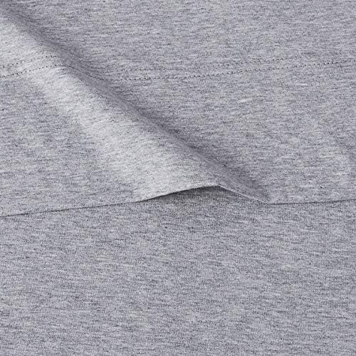Amazon Basics 4 Piece Bed Sheets Set, 100% Cotton Jersey, Includes Super Soft - Image 5