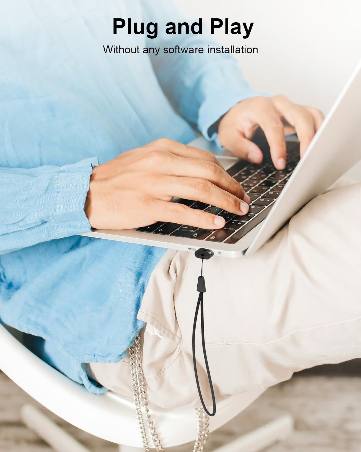 128GB USB 3.0 Flash Drive, Mini Thumb Drive Waterproof Memory Stick with Lanyard Hole Plug and Play Portable USB Stick Storage for Computer Laptop Smart TV, Black