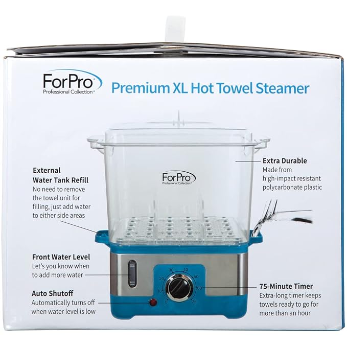 ForPro Professional Collection Premium XL Hot Towel Steamer, 50% Larger Capacity - Image 9