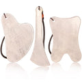 Skin Care Set, 1 Pack 3 in 1 Jade Gua Sha Massager, Guasha Tool by Lusomch