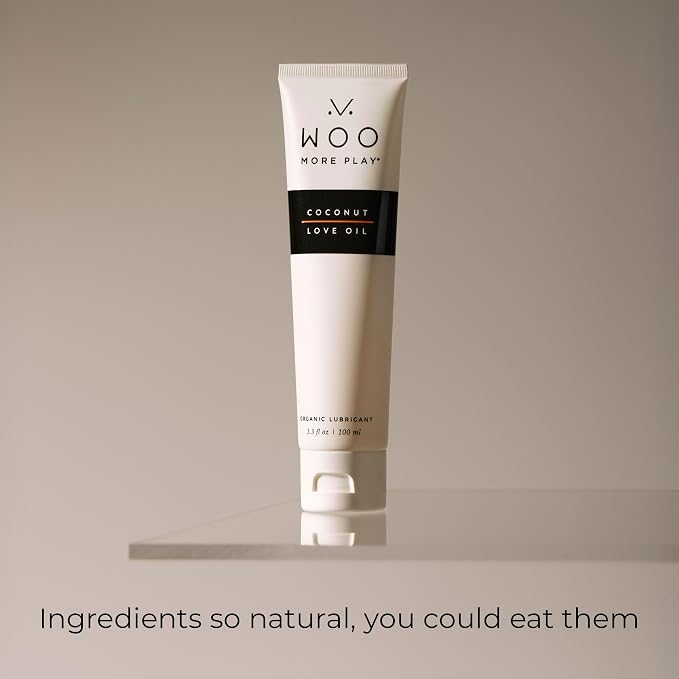 Woo More Play Coconut Love Oil | Organic Coconut Oil Personal Lubricant - Image 2