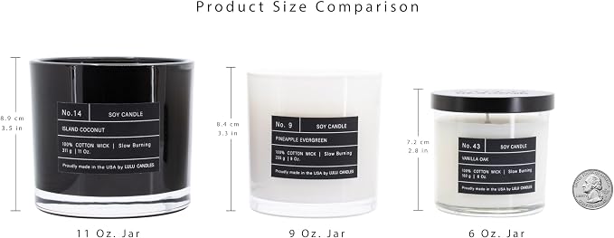 Lulu Candles | Espresso Bean | Luxury Scented Soy Jar Candle | Hand Poured in - Image 9